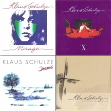 KLAUS SCHULZE - Mirage (1977), X (1978), Dreams (1986), Le Moulin De Daudet (1994)